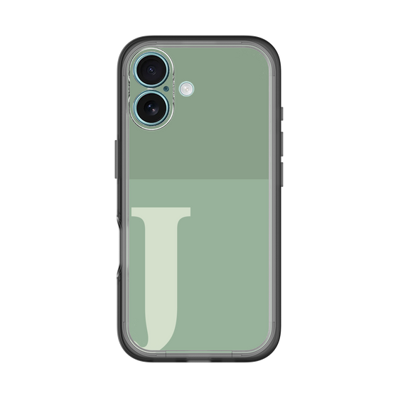Slim Protection Premium Case［ オリジナル - initial two tone - J green ］