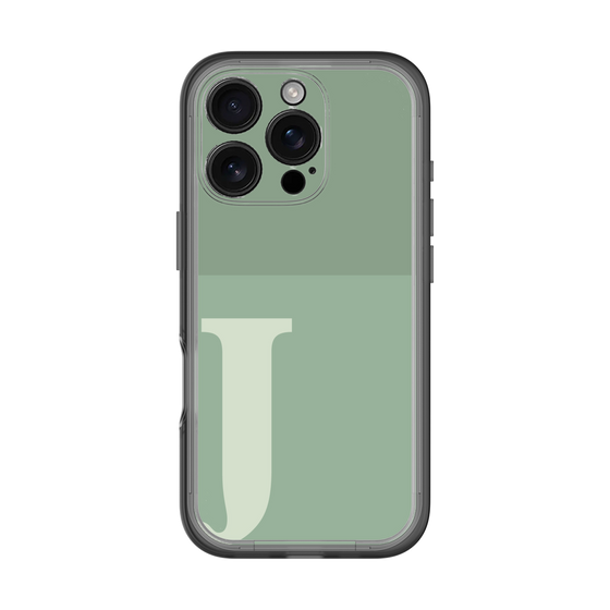 Slim Protection Premium Case［ オリジナル - initial two tone - J green ］