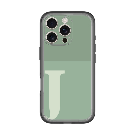 Slim Protection Premium Case［ オリジナル - initial two tone - J green ］