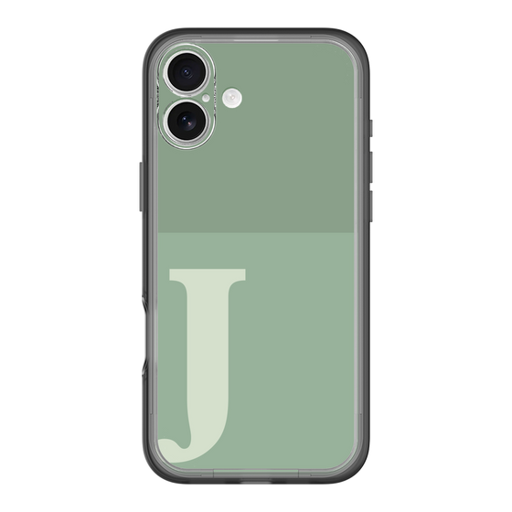 Slim Protection Premium Case［ オリジナル - initial two tone - J green ］