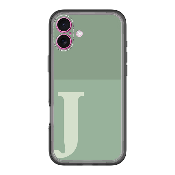 Slim Protection Premium Case［ オリジナル - initial two tone - J green ］