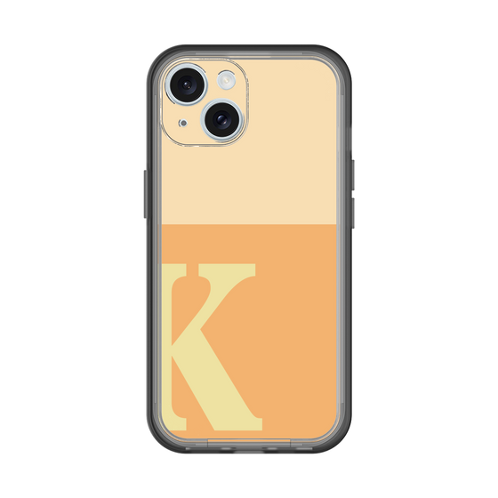 Slim Protection Premium Case［ オリジナル - initial two tone - K orange ］