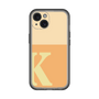 Slim Protection Premium Case［ オリジナル - initial two tone - K orange ］