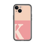 Slim Protection Premium Case［ オリジナル - initial two tone - K pink ］