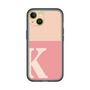 Slim Protection Premium Case［ オリジナル - initial two tone - K pink ］
