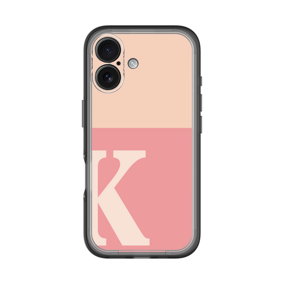 Slim Protection Premium Case［ オリジナル - initial two tone - K pink ］