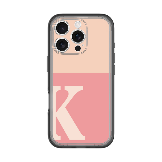 Slim Protection Premium Case［ オリジナル - initial two tone - K pink ］