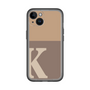 Slim Protection Premium Case［ オリジナル - initial two tone - K brown ］