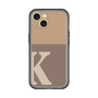 Slim Protection Premium Case［ オリジナル - initial two tone - K brown ］