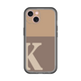 Slim Protection Premium Case［ オリジナル - initial two tone - K brown ］
