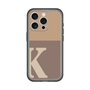Slim Protection Premium Case［ オリジナル - initial two tone - K brown ］