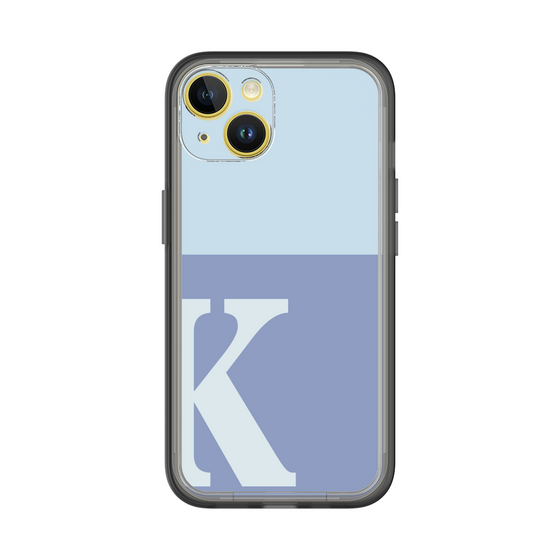 Slim Protection Premium Case［ オリジナル - initial two tone - K blue ］