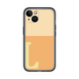 Slim Protection Premium Case［ オリジナル - initial two tone - L orange ］