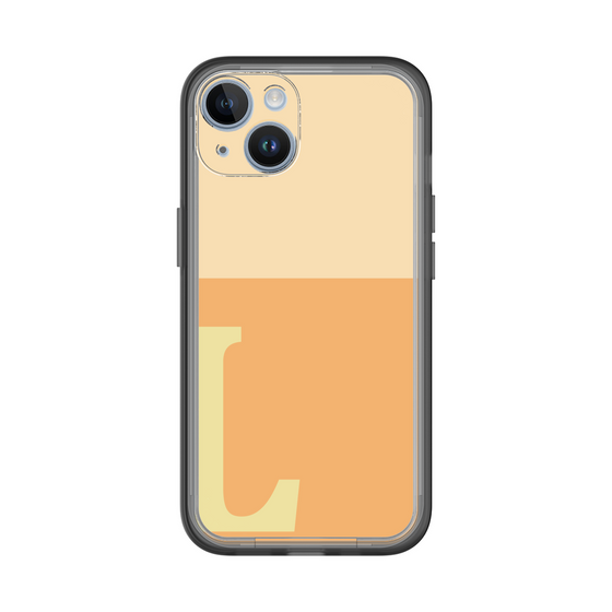 Slim Protection Premium Case［ オリジナル - initial two tone - L orange ］