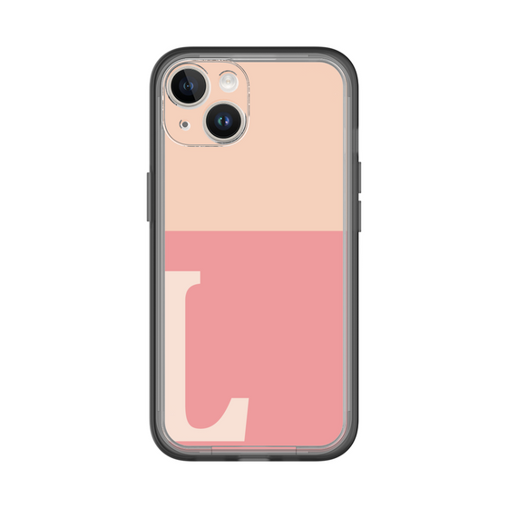 Slim Protection Premium Case［ オリジナル - initial two tone - L pink ］