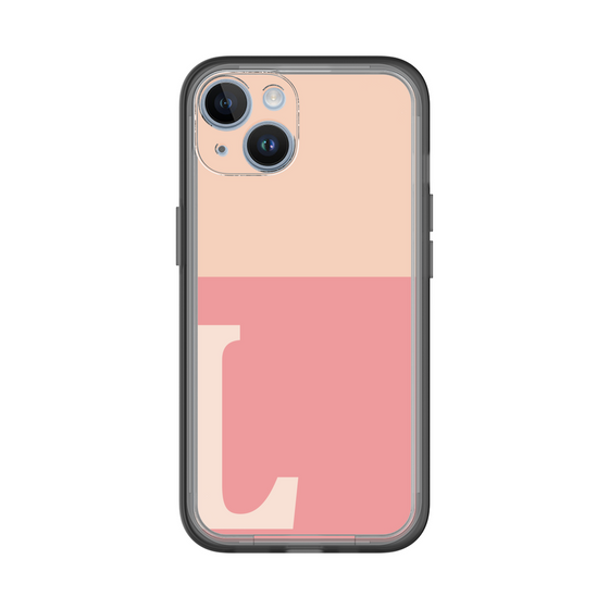 Slim Protection Premium Case［ オリジナル - initial two tone - L pink ］