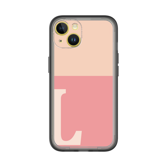 Slim Protection Premium Case［ オリジナル - initial two tone - L pink ］
