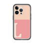 Slim Protection Premium Case［ オリジナル - initial two tone - L pink ］