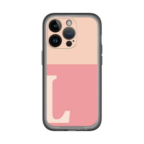 Slim Protection Premium Case［ オリジナル - initial two tone - L pink ］
