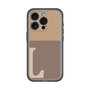Slim Protection Premium Case［ オリジナル - initial two tone - L brown ］