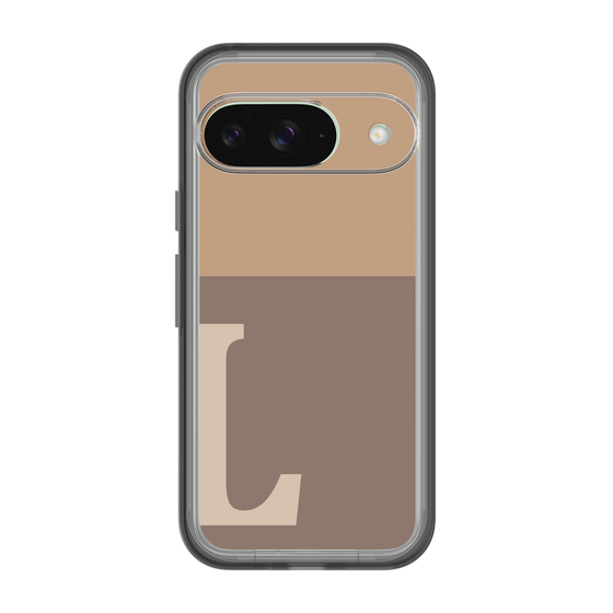Slim Protection Premium Case［ オリジナル - initial two tone - L brown ］