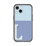 Slim Protection Premium Case［ オリジナル - initial two tone - L blue ］