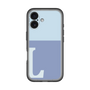 Slim Protection Premium Case［ オリジナル - initial two tone - L blue ］