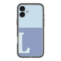 Slim Protection Premium Case［ オリジナル - initial two tone - L blue ］