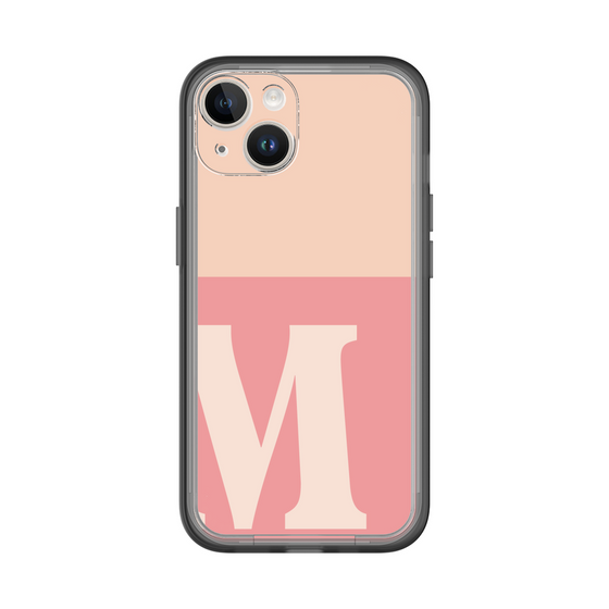 Slim Protection Premium Case［ オリジナル - initial two tone - M pink ］