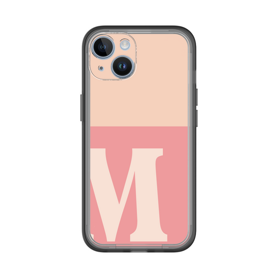 Slim Protection Premium Case［ オリジナル - initial two tone - M pink ］
