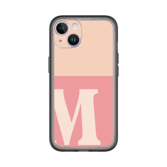 Slim Protection Premium Case［ オリジナル - initial two tone - M pink ］
