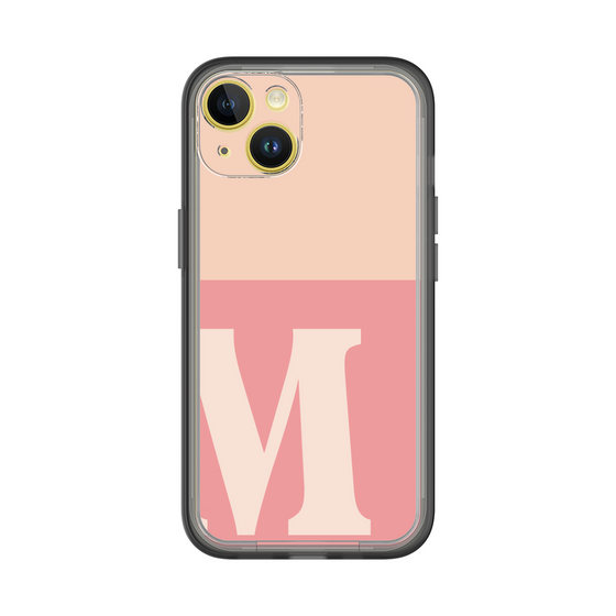 Slim Protection Premium Case［ オリジナル - initial two tone - M pink ］