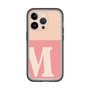 Slim Protection Premium Case［ オリジナル - initial two tone - M pink ］
