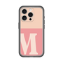 Slim Protection Premium Case［ オリジナル - initial two tone - M pink ］