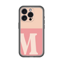 Slim Protection Premium Case［ オリジナル - initial two tone - M pink ］