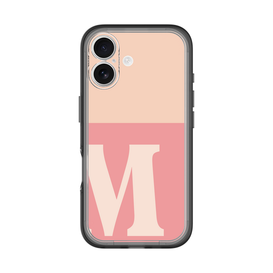 Slim Protection Premium Case［ オリジナル - initial two tone - M pink ］