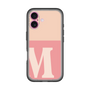 Slim Protection Premium Case［ オリジナル - initial two tone - M pink ］
