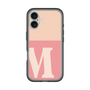 Slim Protection Premium Case［ オリジナル - initial two tone - M pink ］