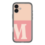 Slim Protection Premium Case［ オリジナル - initial two tone - M pink ］