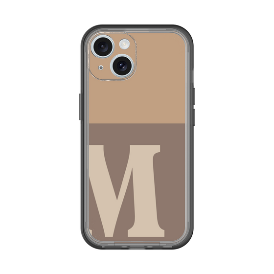 Slim Protection Premium Case［ オリジナル - initial two tone - M brown ］