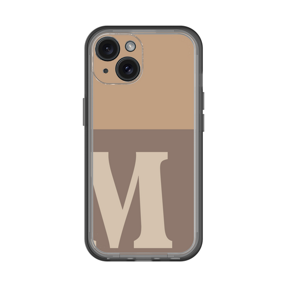 Slim Protection Premium Case［ オリジナル - initial two tone - M brown ］