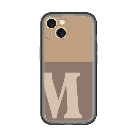 Slim Protection Premium Case［ オリジナル - initial two tone - M brown ］