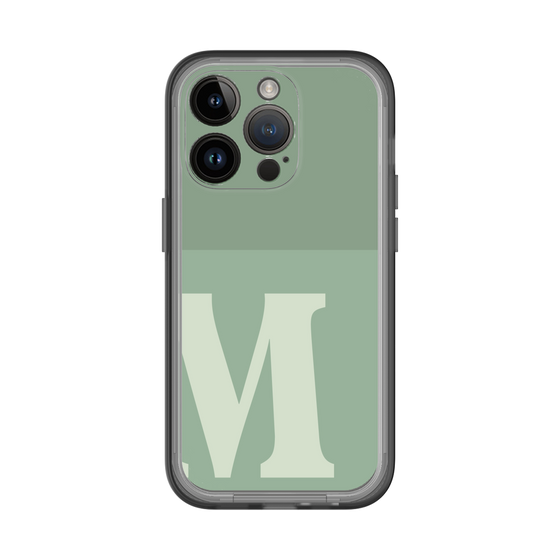 Slim Protection Premium Case［ オリジナル - initial two tone - M green ］