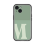 Slim Protection Premium Case［ オリジナル - initial two tone - M green ］