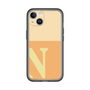 Slim Protection Premium Case［ オリジナル - initial two tone - N orange ］