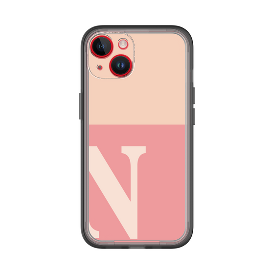 Slim Protection Premium Case［ オリジナル - initial two tone - N pink ］
