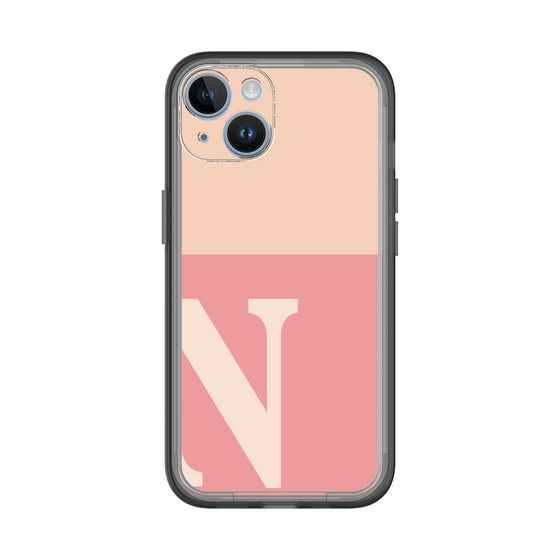 Slim Protection Premium Case［ オリジナル - initial two tone - N pink ］