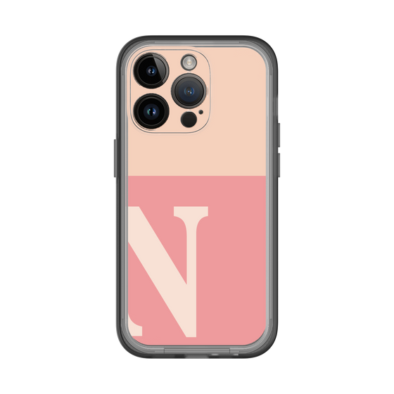 Slim Protection Premium Case［ オリジナル - initial two tone - N pink ］