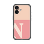 Slim Protection Premium Case［ オリジナル - initial two tone - N pink ］