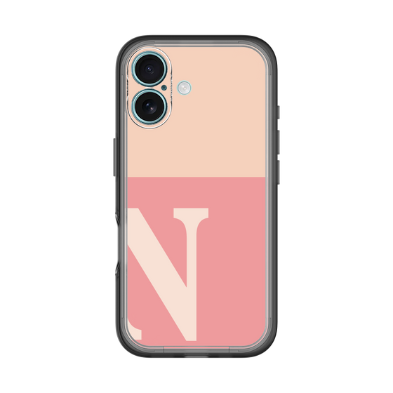Slim Protection Premium Case［ オリジナル - initial two tone - N pink ］
